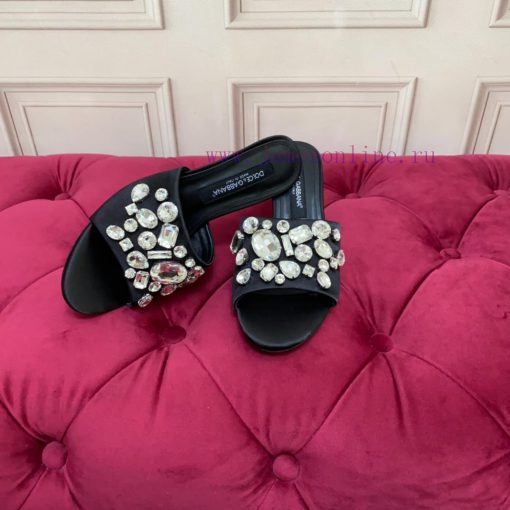 DOLCE&GABBANA 2024 New Diamond Shoes Precision Customized Launch Imported Painted Leather Suxvp7mqli - Image 9