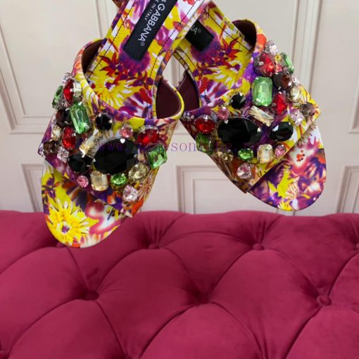 DOLCE&GABBANA 2024 New Diamond Shoes Precision Customized Launch Imported Painted Leather Su64lnydr4 - Image 10