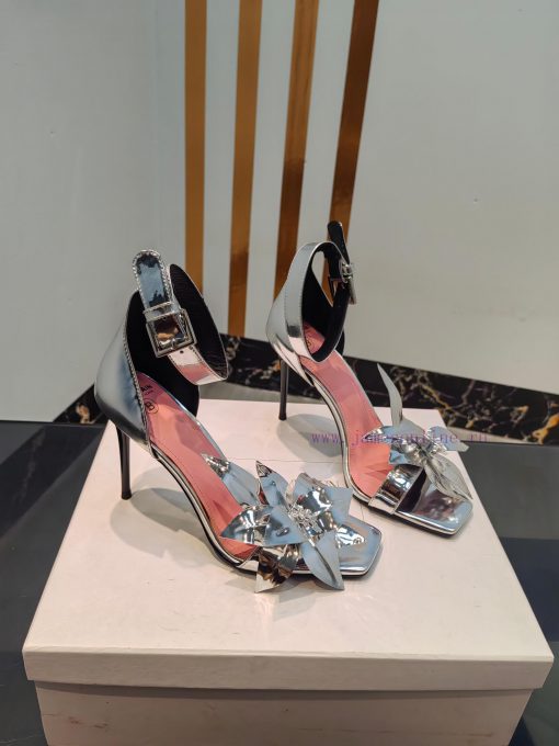 Out, Balmain 2024 Spring/Summer Fashion Show Center Control High Heel SandalsBrand Balmain 𝘽5clcjen6 - Image 3