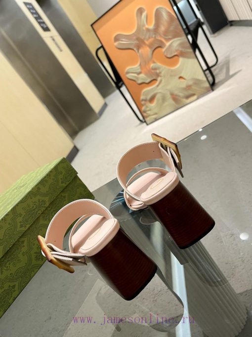 P, genuine leather outsoleGucclGucci's new bamboo buckle sandals The design is perfectly cra0cvqs5ko - Image 10
