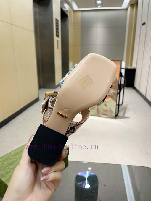 P, genuine leather outsoleGucclGucci's new bamboo buckle sandals The design is perfectly cravx0klo5y - Image 5