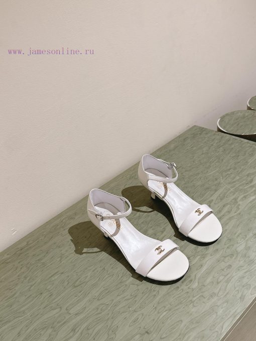 | ²⁰²4 𝐬𝐬  🤍🤎𝐂𝐡 * 𝐧𝐞𝐥 Chanel Hot selling Genuine Silk One Belt SandalsThe upper of the shapa9an6g - Image 8