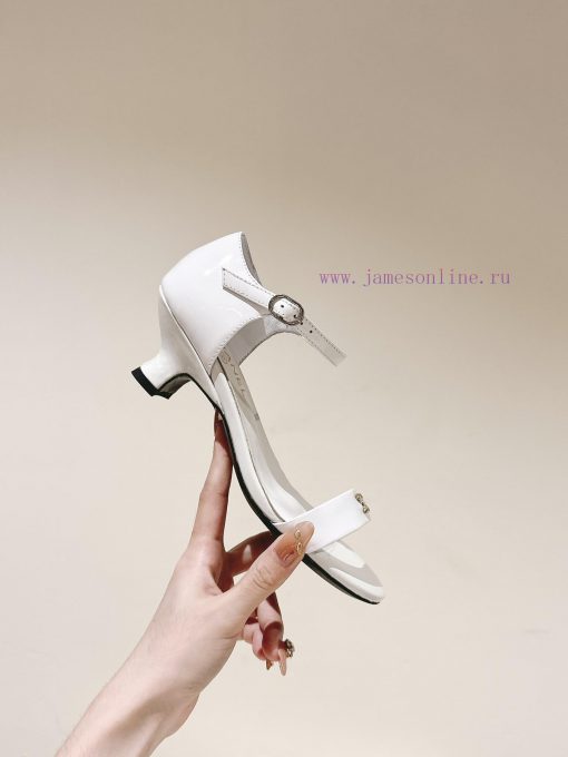 | ²⁰²4 𝐬𝐬  🤍🤎𝐂𝐡 * 𝐧𝐞𝐥 Chanel Hot selling Genuine Silk One Belt SandalsThe upper of the shapa9an6g - Image 9