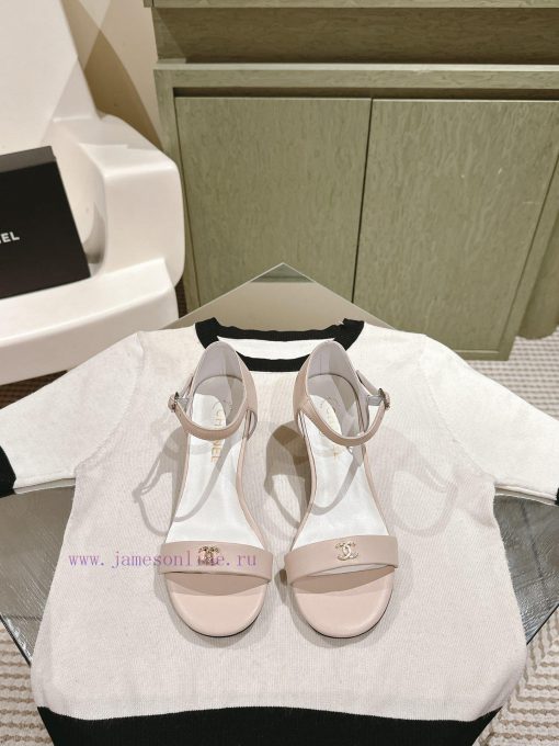 | ²⁰²4 𝐬𝐬  🤍🤎𝐂𝐡 * 𝐧𝐞𝐥 Chanel Hot selling Genuine Silk One Belt SandalsThe upper of the shl0nyy76t - Image 2
