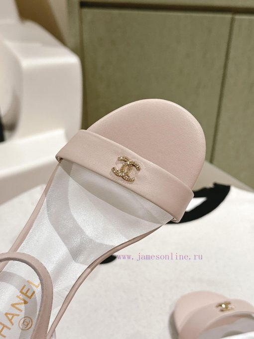 | ²⁰²4 𝐬𝐬  🤍🤎𝐂𝐡 * 𝐧𝐞𝐥 Chanel Hot selling Genuine Silk One Belt SandalsThe upper of the shl0nyy76t - Image 5