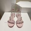 Christian Louboutin CL diagonal strap rivet flat sandalsFull original one-to-one mold custom4ca0n9np