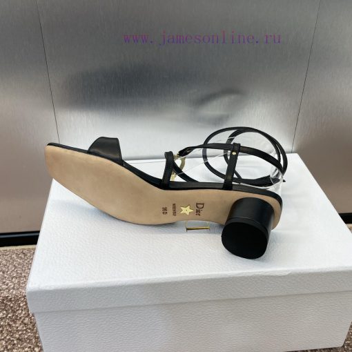 Dior DIOR 2024 Spring/Summer New High End Collection C'est Thick Heel Square Head Women's Shlmev5kz4 - Image 10