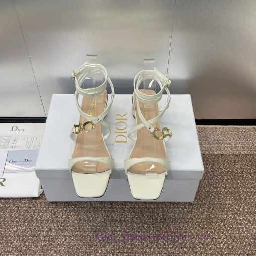 Dior DIOR 2024 Spring/Summer New High End Collection C'est Thick Heel Square Head Women's Sh3nrtcpsh