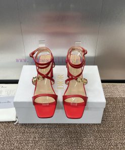 Dior DIOR 2024 Spring/Summer New High End Collection C'est Thick Heel Square Head Women's Shgz25jdhq