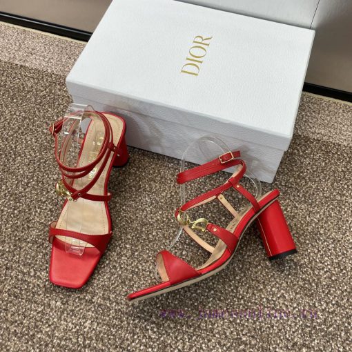 Dior DIOR 2024 Spring/Summer New High End Collection C'est Thick Heel Square Head Women's Shgz25jdhq - Image 6