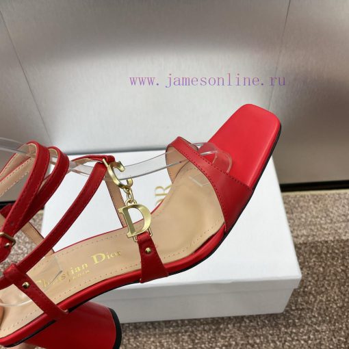 Dior DIOR 2024 Spring/Summer New High End Collection C'est Thick Heel Square Head Women's Shgz25jdhq - Image 7