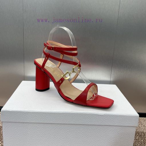 Dior DIOR 2024 Spring/Summer New High End Collection C'est Thick Heel Square Head Women's Shgz25jdhq - Image 9
