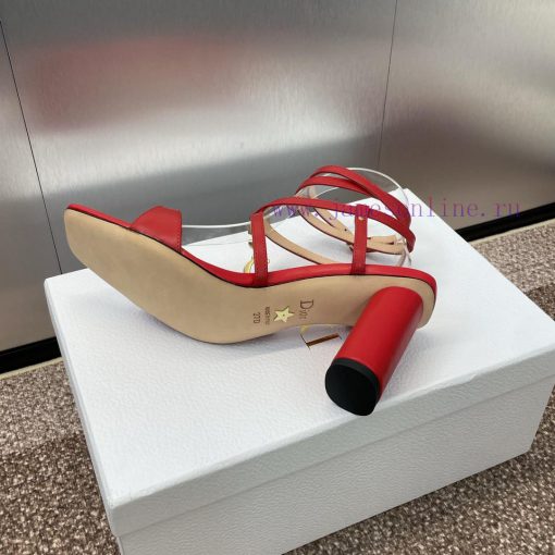 Dior DIOR 2024 Spring/Summer New High End Collection C'est Thick Heel Square Head Women's Shgz25jdhq - Image 10