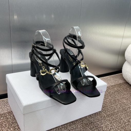 Dior DIOR 2024 Spring/Summer New High End Collection C'est Thick Heel Square Head Women's Shus25d7jz - Image 4