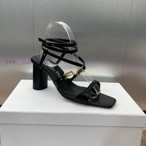 Dior DIOR 2024 Spring/Summer New High End Collection C'est Thick Heel Square Head Women's Shus25d7jz - Image 6