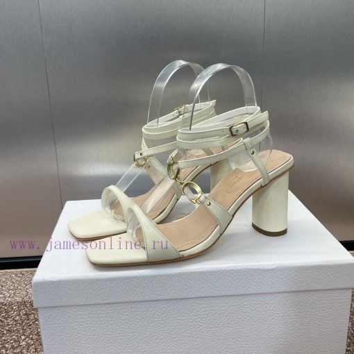 Dior DIOR 2024 Spring/Summer New High End Collection C'est Thick Heel Square Head Women's Sh7ppz09oe - Image 5