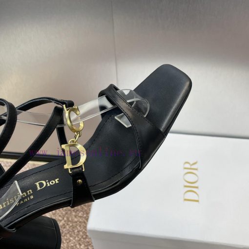 Dior DIOR 2024 Spring/Summer New High End Collection C'est Thick Heel Square Head Women's Shus25d7jz - Image 8