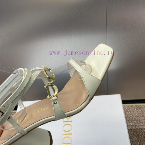 Dior DIOR 2024 Spring/Summer New High End Collection C'est Thick Heel Square Head Women's Sh7ppz09oe - Image 7