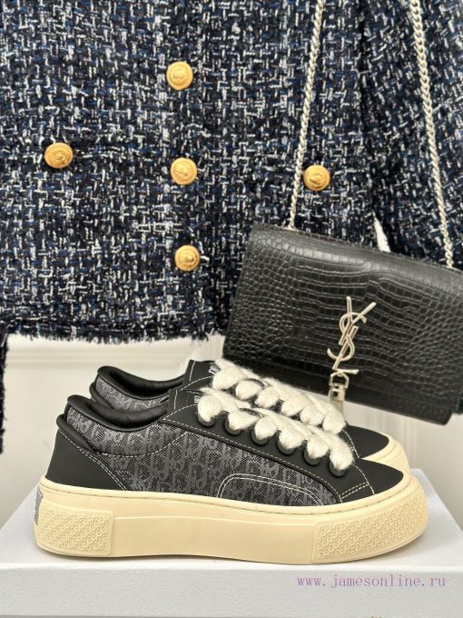 Full leather 360Dior/Dior CD Classic Thick soled Casual Shoes Sports ShoesThe short girl's f98szqk0z - Image 2