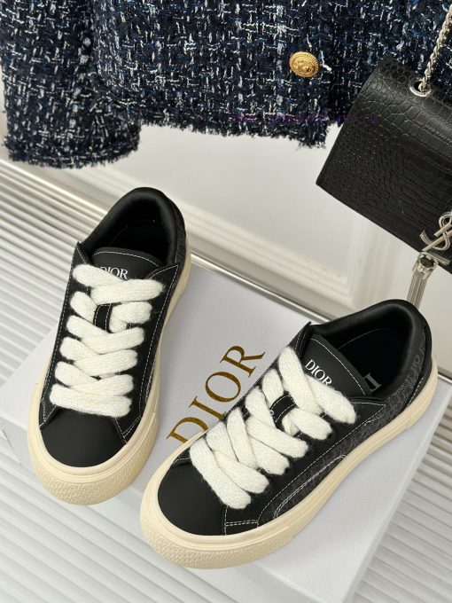 Full leather 360Dior/Dior CD Classic Thick soled Casual Shoes Sports ShoesThe short girl's f98szqk0z - Image 3