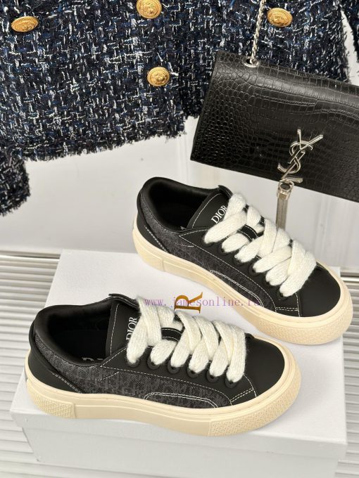 Full leather 360Dior/Dior CD Classic Thick soled Casual Shoes Sports ShoesThe short girl's f98szqk0z - Image 4