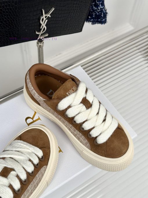 Full leather 360Dior/Dior CD Classic Thick soled Casual Shoes Sports ShoesThe short girl's fmfaabxjn - Image 6