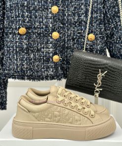 Full leather 360Dior/Dior CD Classic Thick soled Casual Shoes Sports ShoesThe short girl's flz5areo8