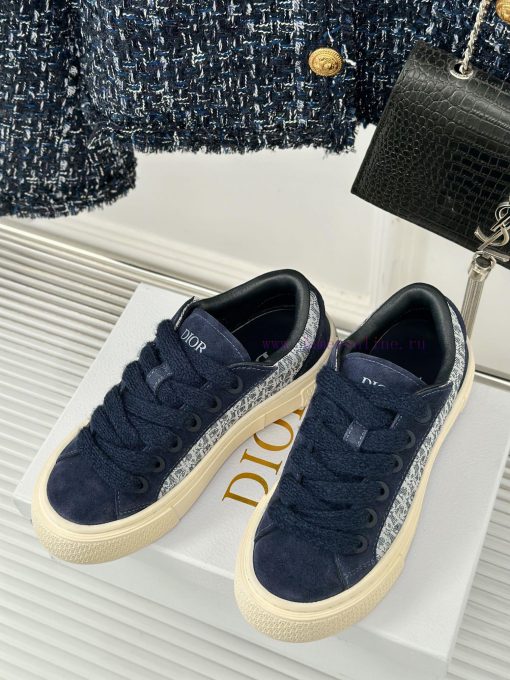 Full leather 360Dior/Dior CD Classic Thick soled Casual Shoes Sports ShoesThe short girl's fb47er4lk - Image 3