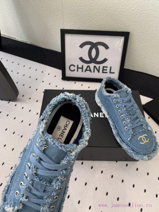 Chanel's new fringed canvas shoes are top-notch and can add fashionable temperament to varioh5glijj6 - Image 7