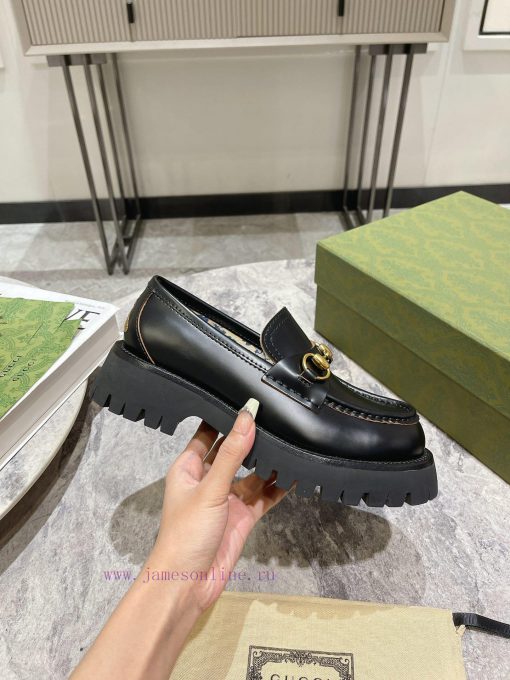 .gucc …i fw24 new arrival～G's classic thick soled height increasing loafers new productThe larsd8asv - Image 6