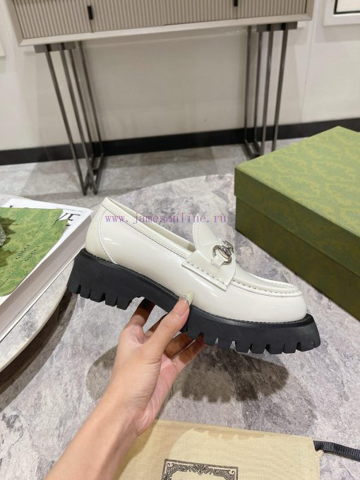 .gucc …i fw24 new arrival～G's classic thick soled height increasing loafers new productThe lcnub4ok8 - Image 6