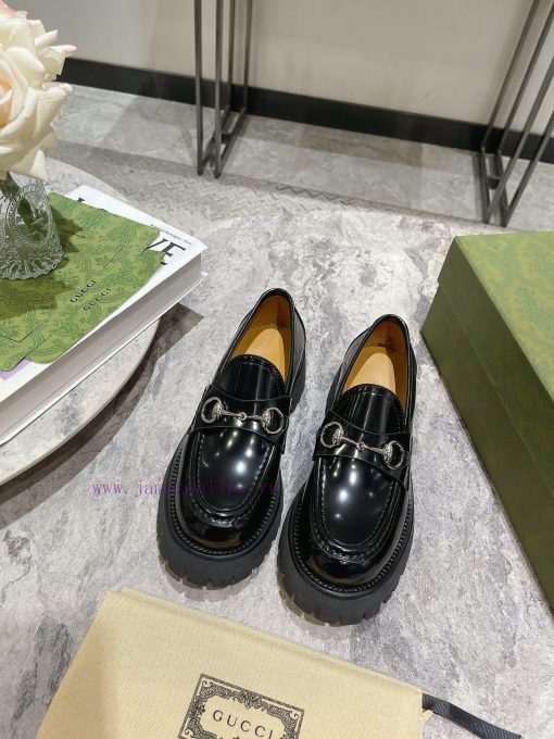 .gucc …i fw24 new arrival～G's classic thick soled height increasing loafers new productThe lm193c1b1