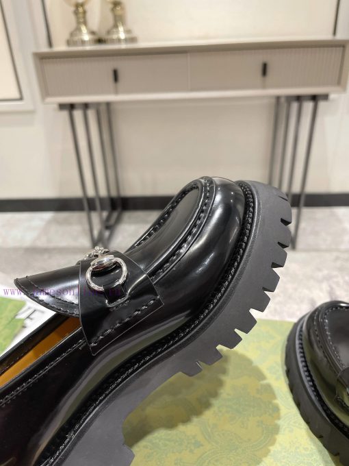 .gucc …i fw24 new arrival～G's classic thick soled height increasing loafers new productThe lm193c1b1 - Image 8