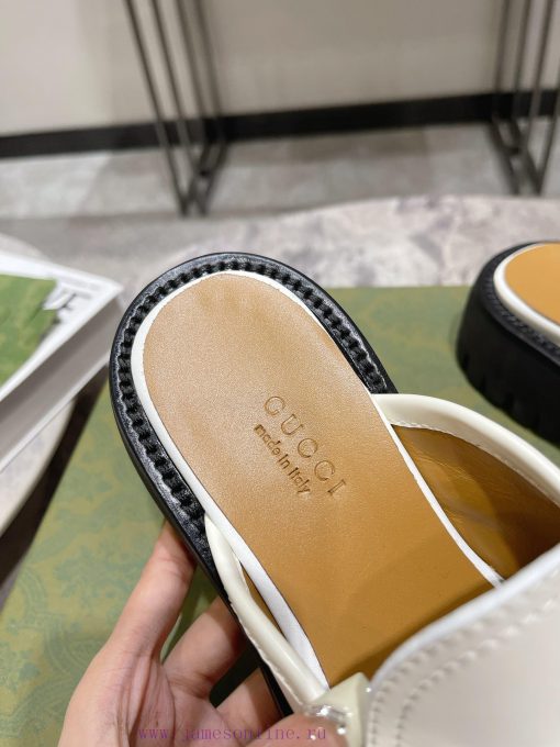 .gucc …i fw24 new arrival～G Home Classic Thick Bottom Height Increasing Lefu Slippers New Prlu6stezl - Image 8