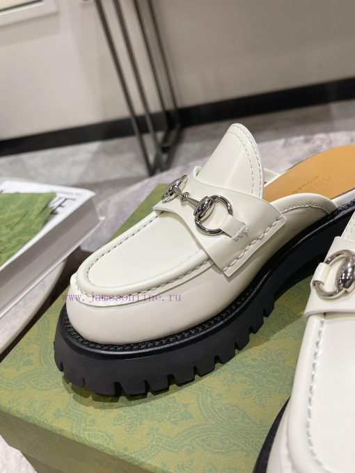 .gucc …i fw24 new arrival～G Home Classic Thick Bottom Height Increasing Lefu Slippers New Prlu6stezl - Image 9