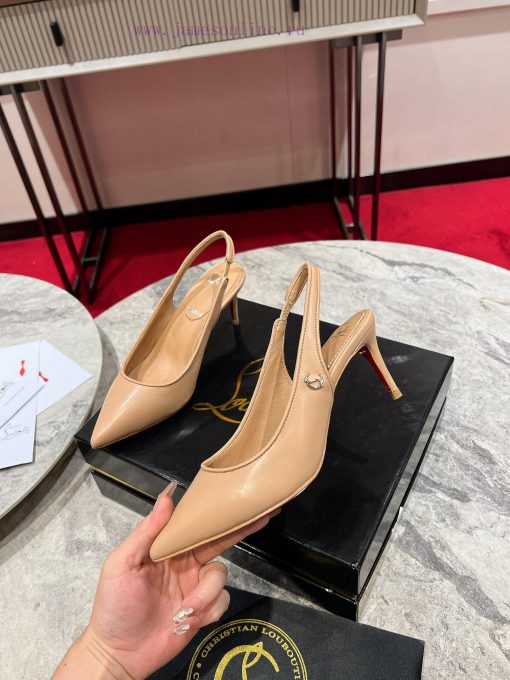 ∙ CL deduction with empty space ∙ ꫛꫀ w ︎ ️This high-heeled shoe is made of black calf leathextg3tc82 - Image 4