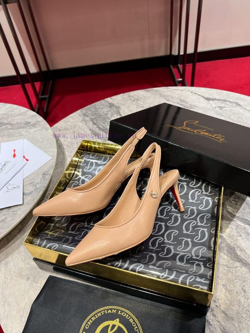 ∙ CL deduction with empty space ∙ ꫛꫀ w ︎ ️This high-heeled shoe is made of black calf leathextg3tc82 - Image 6
