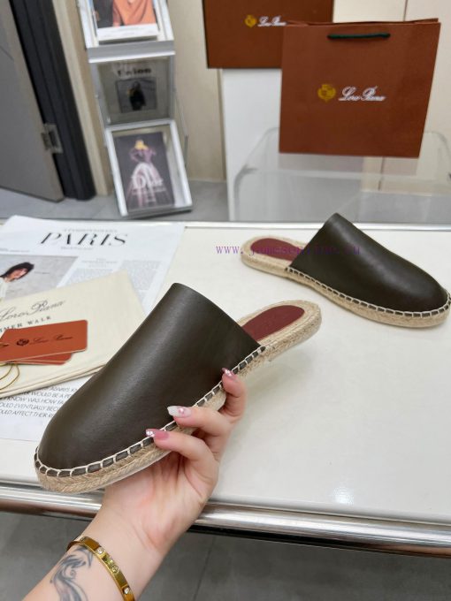 🧚 ‍️. Loro Piana * Top Quality Authentic Fisherman's Shoes Semi Trailer Purchase Original 1mx9q26jb - Image 3