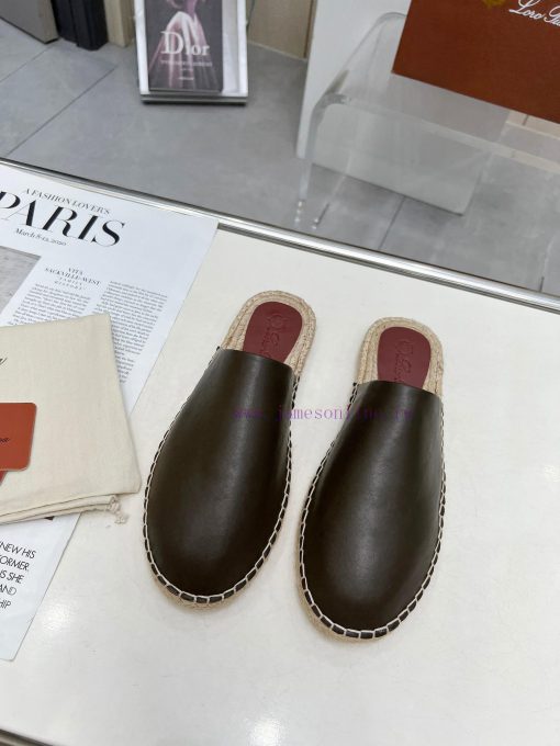 🧚 ‍️. Loro Piana * Top Quality Authentic Fisherman's Shoes Semi Trailer Purchase Original 1mx9q26jb - Image 4