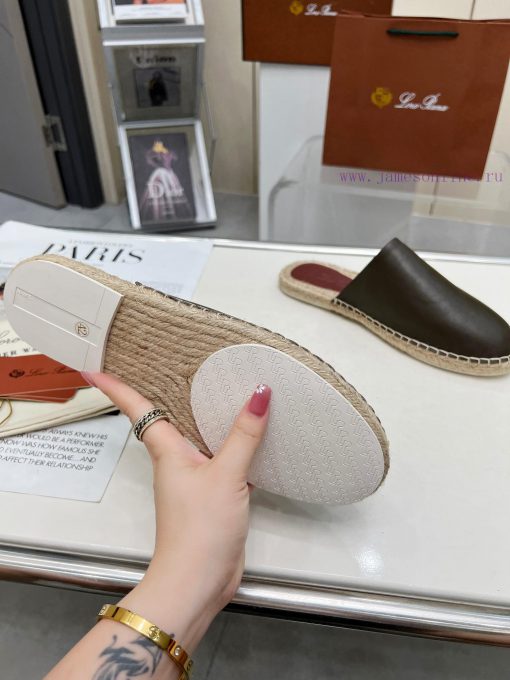 🧚 ‍️. Loro Piana * Top Quality Authentic Fisherman's Shoes Semi Trailer Purchase Original 1mx9q26jb - Image 7