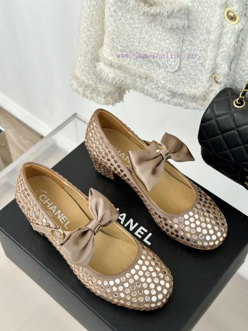 Chanel | Chanel 24P Autumn/Winter New Product ShowBow Water Diamond Mary Jane ShoesThe Most altpcjrc - Image 4