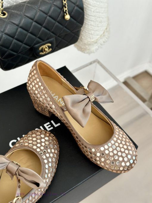 Chanel | Chanel 24P Autumn/Winter New Product ShowBow Water Diamond Mary Jane ShoesThe Most altpcjrc - Image 6