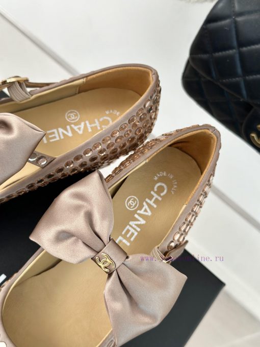 Chanel | Chanel 24P Autumn/Winter New Product ShowBow Water Diamond Mary Jane ShoesThe Most altpcjrc - Image 9