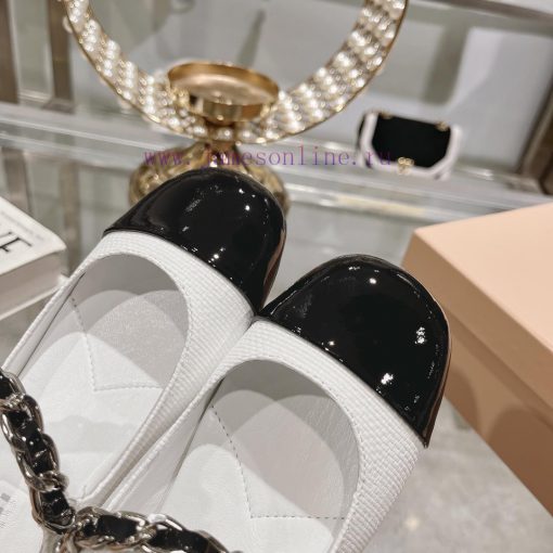 MIUMU 2024 Spring/Summer New Mary Jane Single ShoesThe combination of color blocking and supyuy95vo0 - Image 9