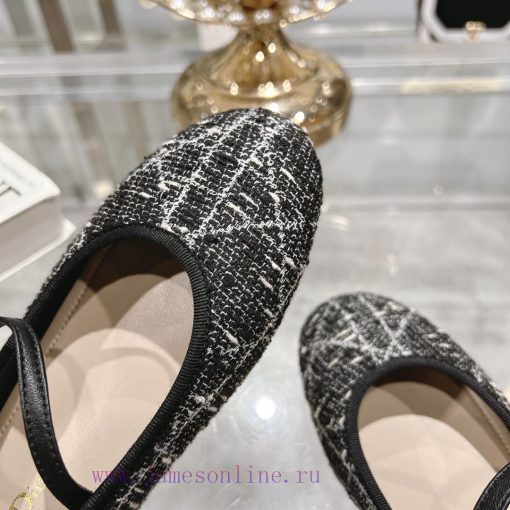 Top tierDior 2024 vs Spring/Summer New CollectionRound toe single shoe with small pearl straxsvawujc - Image 8