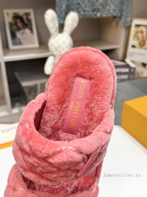 Complete set of high-end gift box packagingLoui& Vuitto& 2024Flat bottomed sandals 🦋 ️Detail952sn12h - Image 3