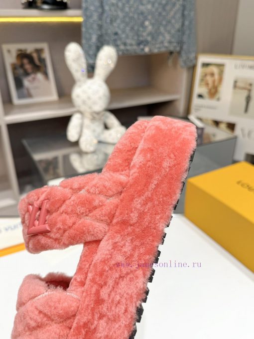Complete set of high-end gift box packagingLoui& Vuitto& 2024Flat bottomed sandals 🦋 ️Detail952sn12h - Image 4