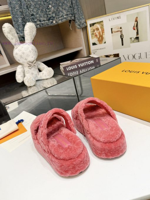 Complete set of high-end gift box packagingLoui& Vuitto& 2024Flat bottomed sandals 🦋 ️Detail952sn12h - Image 8