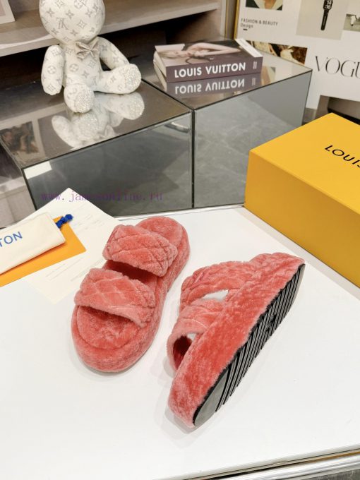 Complete set of high-end gift box packagingLoui& Vuitto& 2024Flat bottomed sandals 🦋 ️Detail952sn12h - Image 9