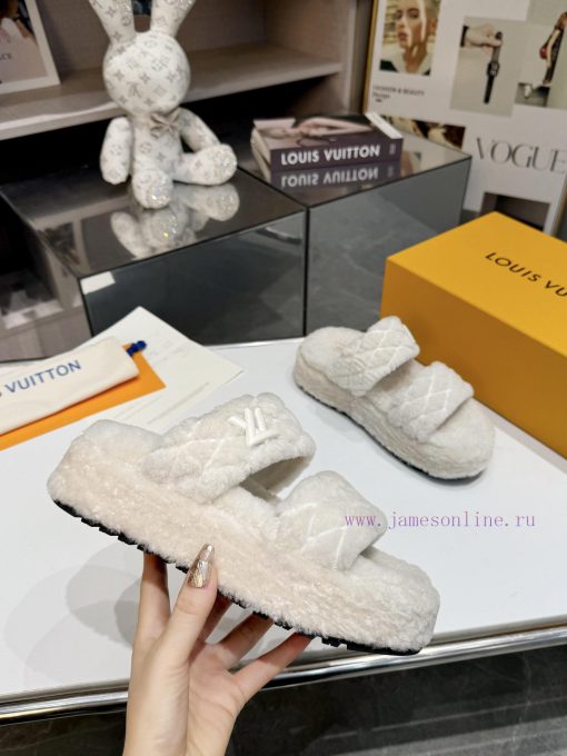 Complete set of high-end gift box packagingLoui& Vuitto& 2024Flat bottomed sandals 🦋 ️Detailj4jtvh0m - Image 2